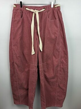 Peach Love California NWT Dusty Rose Wide-Leg Corduroy Pants